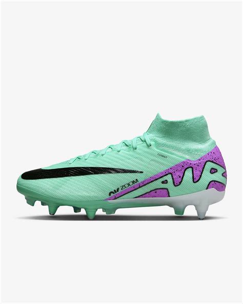 Chaussure De Foot Montante Crampons Pour Terrain Gras Nike Mercurial