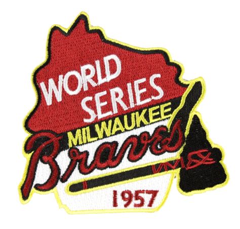 Lot Detail 1957 Milwaukee Braves World Series Replica Patch