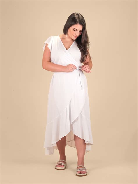 Vestido Envelope Branco Loja Lali