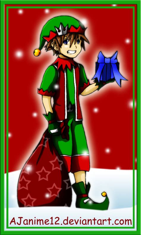 Kingdom Hearts Christmas Sora By Ajanime12 On Deviantart