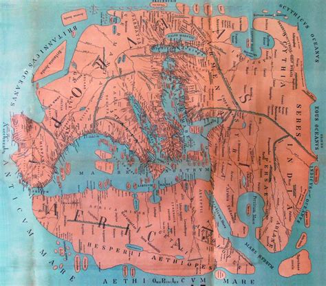 Map of the known world in 43 AD : mapgore