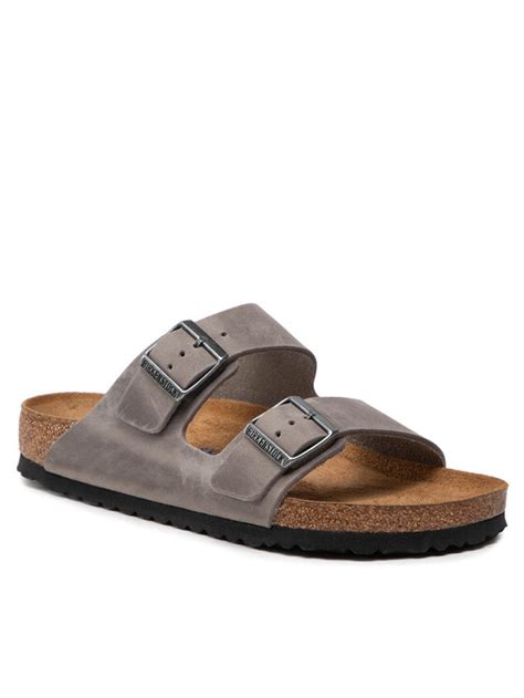 Birkenstock Pantoletten Arizona Bs Grau Modivo De