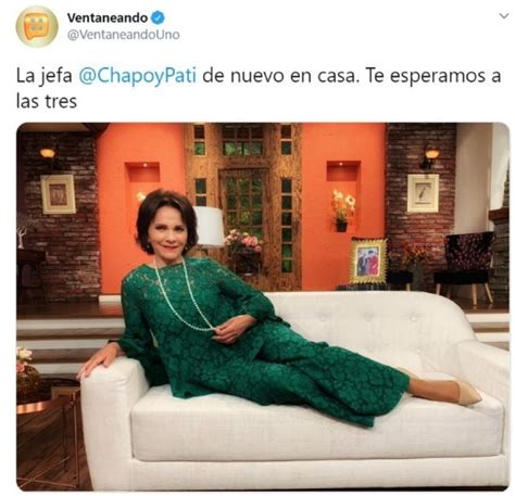 Los Divertidos Memes Sobre El Regreso De Pati Chapoy A Ventaneando