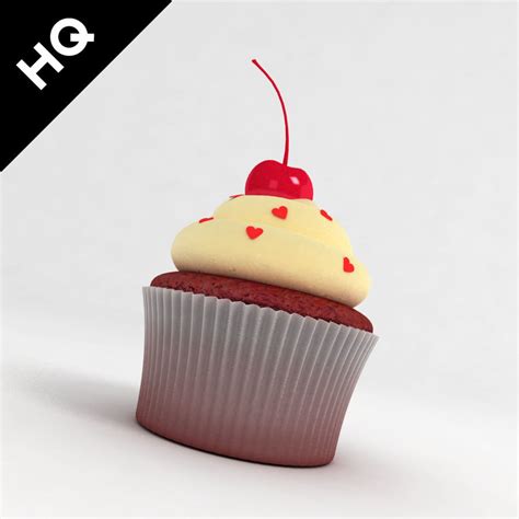 Cupcake 3d Model 19 Max Obj Fbx Free3d