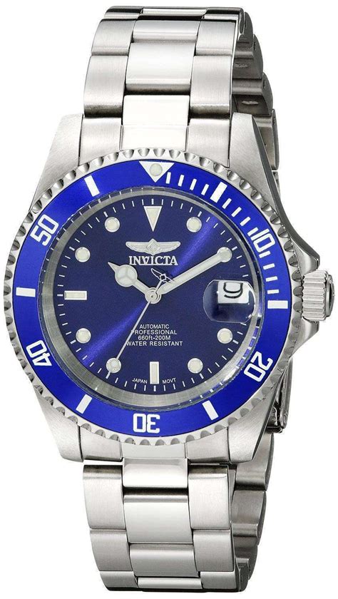 Invicta Automatic Pro Diver M Blue Dial Inv Ob Ob Mens Watch