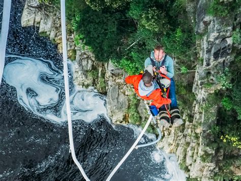 Bloukrans Bridge Bungee - Free Falling at 216M - Bold Travel