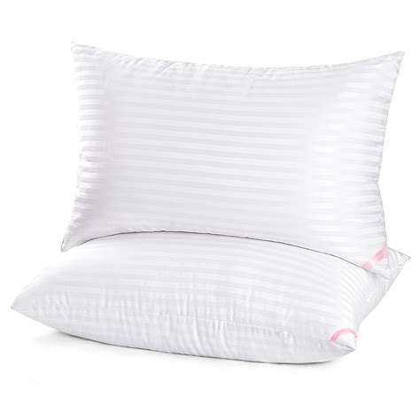 Amazon EIUE Hotel Collection Bed Pillows For Sleeping 2 Pack Queen