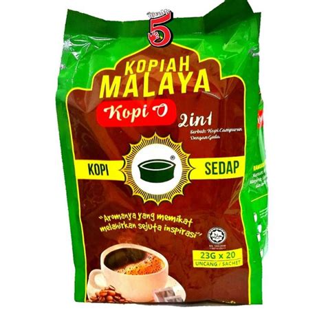 Kopi KOPIAH MALAYA 2 In 1 20 Uncang Sachet Shopee Malaysia