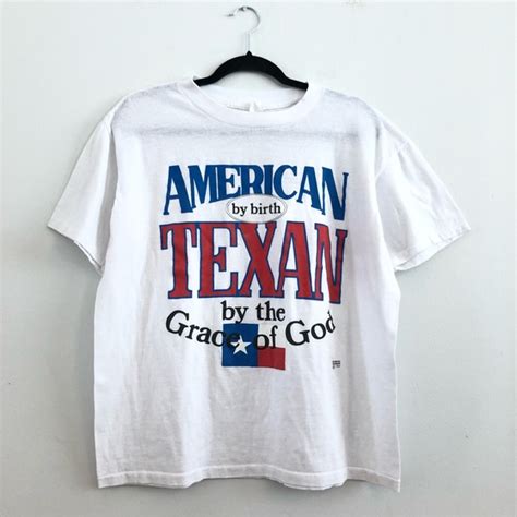 Vintage Tops Vintage American Texan By The Grace Of God Tee Single