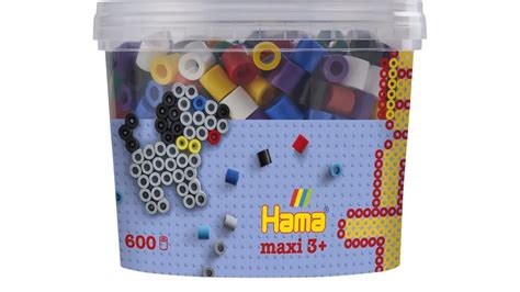 Hama Bügelperlen maxi3 Dose mit Perlen 600 Stck Volltonmix online