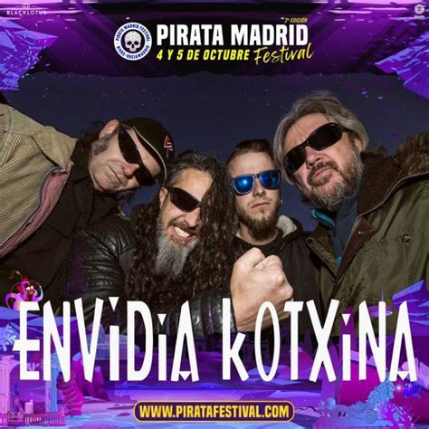 Envidia Kotxina Confirmados Para El Pirata Madrid Festival 2024