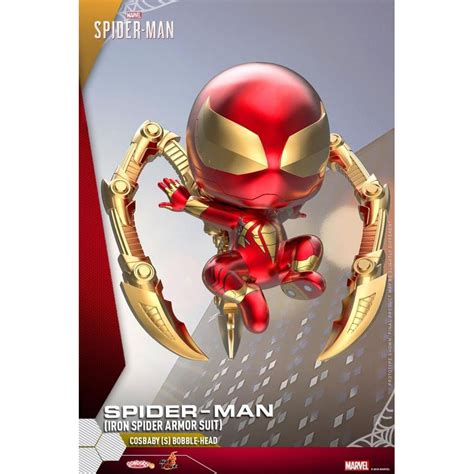 全新未拆 HOT TOYS COSBABY COSB 蜘蛛人 電玩版 電影版 復仇者聯盟 戰衣系列 鋼鐵蜘蛛裝 蝦皮購物