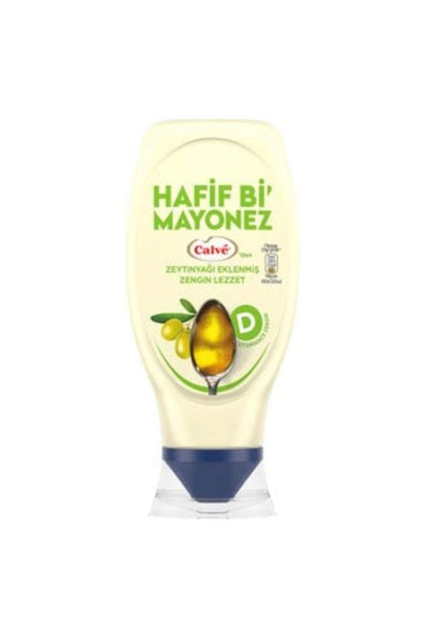 Calve Hafif Bi Mayonez Zeytinyağı Eklenmiş Zengin Lezzet 355 G 2