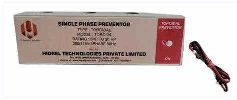 Hiqrel 50 Hz Toroidal Single Phase Preventer Voltage 220 V 5 To 20