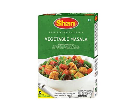 Vegetable Masala Shan Foods Taste Of Authentic Food With A Bite Of