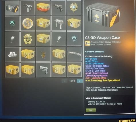 Weapon Case Counter Strike Global O Base Grade Container Container