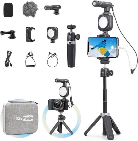 Amazon Uskeyvision Extendable Phone Vlogger Kit Youtube Vlogging