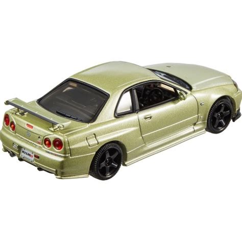Mattel Hot Wheels Premium 1 43rd Nissan Skyline Gt R Bnr34 V Spec With Nismo Parts Vehicle HMD41