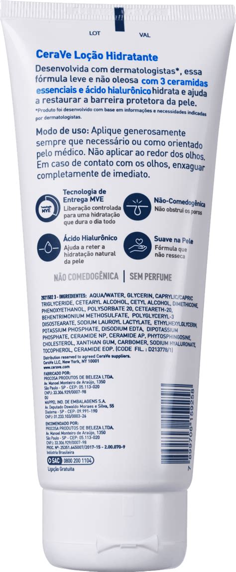 Loção Hidratante CeraVe Rosto Corpo Beautybox