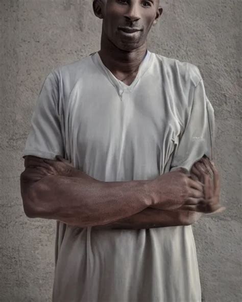 Portrait Of Kobe Bryant Peaceful Old And Wrinkled Stable Diffusion