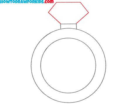 How To Draw A Wedding Ring Easy Drawing Tutorial For Kids