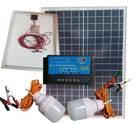 Zestaw solarny Panel słoneczny 40W Regulator Led 9953833990