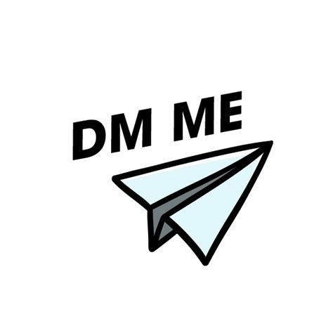 Message Dm Me Sticker By Sageatincome