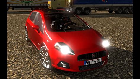 Fiat Grande Punto T Jet Ets Mod Euro Truck Simulator Youtube