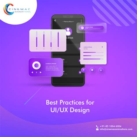 Best Practices For Uiux Design Cinemac Animation Delhi