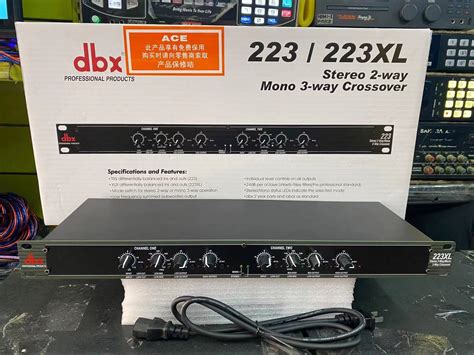 New Dbx Xl Stereo Way Mono Way Crossover With Xlr Input