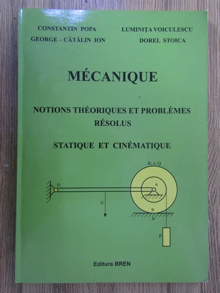 Constantin Popa Mecanique Notions Theoretiques Et Problemes Resolus