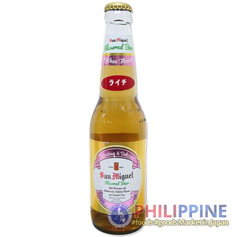 San Miguel Fruit Beer Lychee 330ml Akabane Bussan Pinoy Foods Shopping App