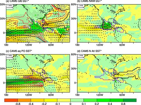 CAM5 Simulated Precipitation Shading Unit Mm Day 21 And 850 HPa