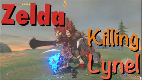 Zelda How To Kill A Red Lynel Youtube