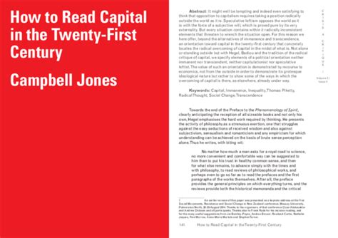 Pdf Reconceptualizing Radical Critique Of Capital In The 21st Century