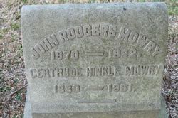 John Rodgers Mowry Memorial Find A Grave