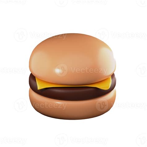 Burger Food 3D Illustration 10225612 PNG