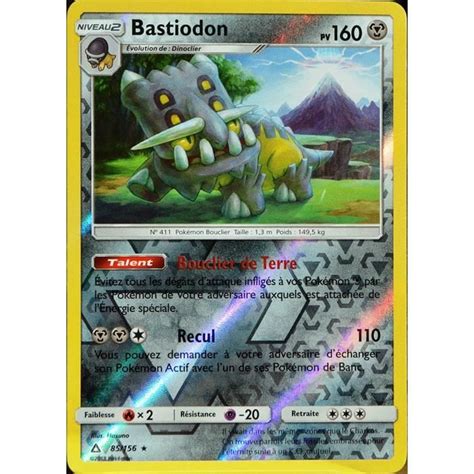 Carte Pokémon 85 156 Bastiodon Reverse SL5 Soleil et Lune Ultra