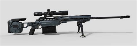 ArtStation - CDX-50 Tremor Sniper Rifle | Game Assets