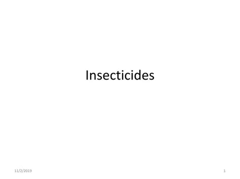 Ppt Insecticides Powerpoint Presentation Free Download Id687701