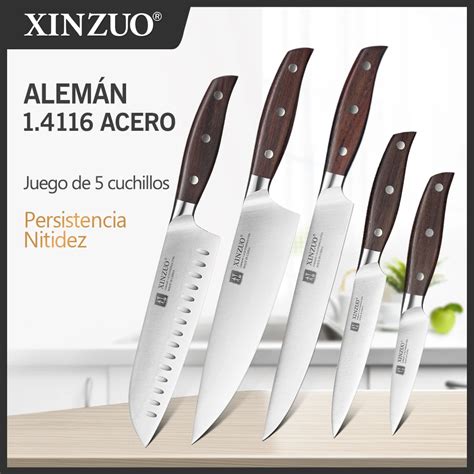 Xinzuo Juego De Cuchillos De Cocina De Acero Inoxidable