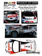 Belkits All Products In Decals And Markings Rally Cars Montecarlo