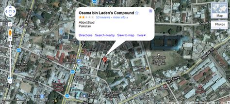 OSAMA BIN LADEN KILLED: Osama Bin Laden’s compound on Google Maps