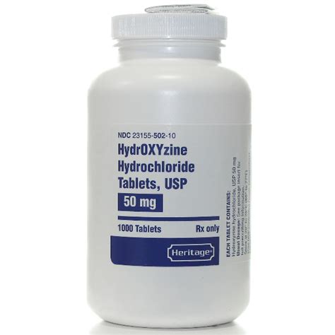 Hydroxyzine Hcl 50mg Rx Products