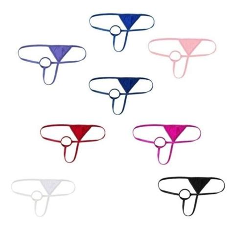 X G String Sexy O Ring T Back Low Rise Mens Micro Underwear Briefs Thong Bikini EBay