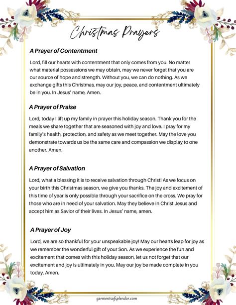 25 Short Christmas Prayers (with Free Printables)