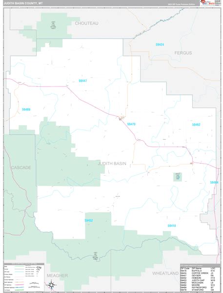 Map Books of Judith Basin County Montana - marketmaps.com