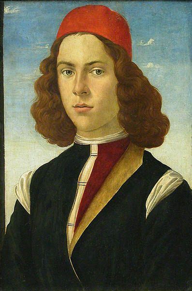 Portrait De Jeune Homme Boticelli Renaissance Paintings Renaissance