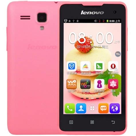 Wholesale Lenovo A396 Pink Quad Core Android 2g Mobile Phone