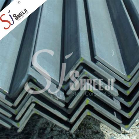 Non Poilshed Shree Ji Ms Steel Angle For Construction Constructional